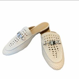 NWT Michael Kors Charleston Woven Slides